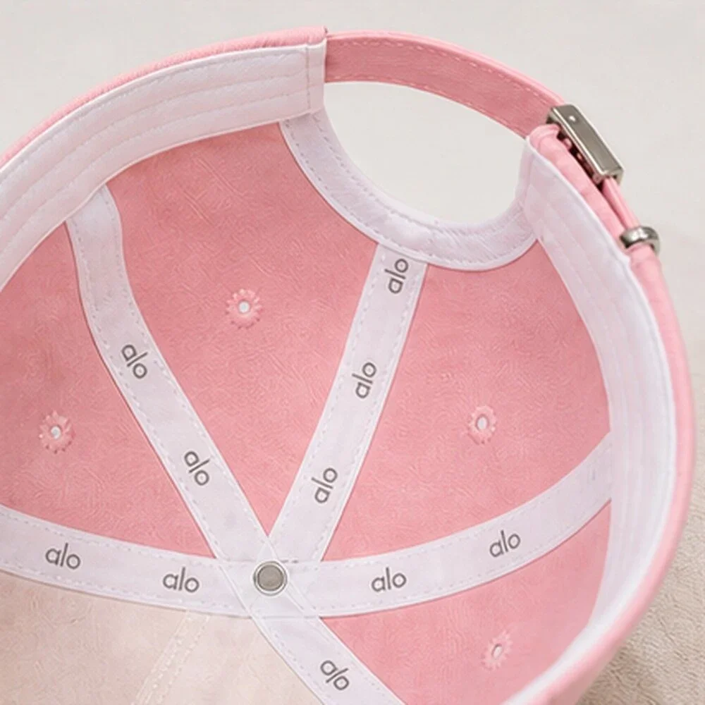 ALO Yoga Pink Athleisure Baseball Cap Hat Logo